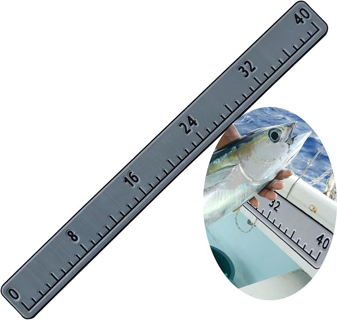 Fish Ruler for Boat 40"/48" with Backing Adhesive Fish Measuring Sticker Foam Fish Measuring Board for Fishing Boat, Cooler, Kayak, Yacht Fish Ruler Boat Accessories