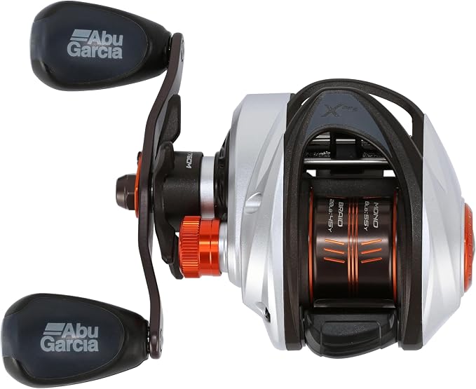 Abu Garcia Revo X BFS Low Profile Reel, Reliable Freshwater Fishing Reel, Lightweight C6 Carbon Sideplates and BFS Tuned MagTrax Braking System, Carbon Matrix Drag System