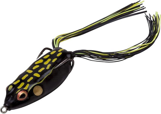 Booyah Pad Crasher Topwater Bass Fishing Hollow Body Frog Lure with Weedless Hooks