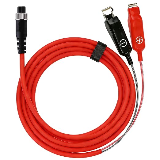 Power Cord Cable 10 FT (300 CM) Compatible for Daiwa Tanacom Seaborg Leobritz, Shimano Plays BeastMaster ForceMaster Electric Fishing Reels (Red (1 Pc))