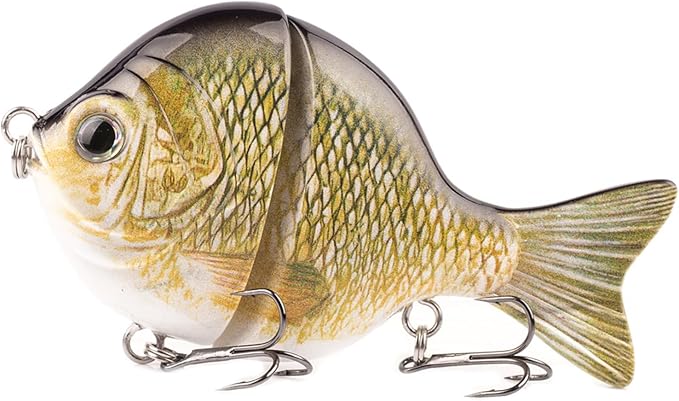Glide Bait, Slow Sinking Swimbait, Topwater Hard Lures for Bass Catfish,Pike Perch, Freshwater or Saltwater