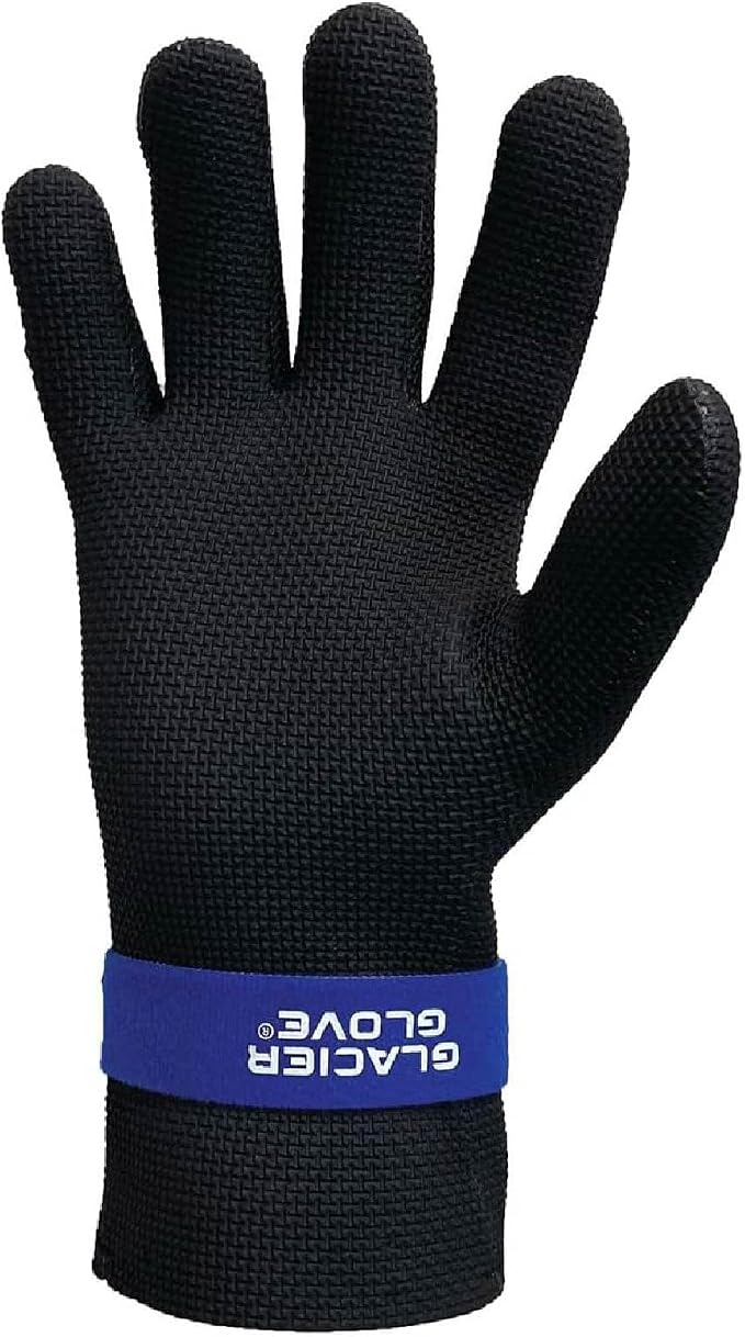 Glacier Glove Kenai Waterproof Full Finger Gloves for Men and Women - Ideal for Ice and Fly Fishing, Outdoors, Kayaking, Surfing, Paddling, Boating