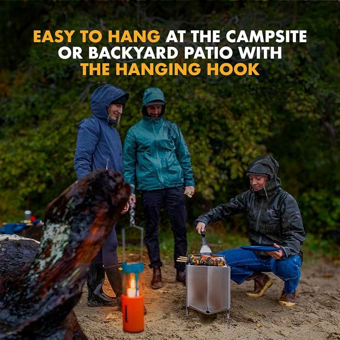 UCO Candle Lantern Value Pack with 4 Candles and Storage Bag, Collapsible Candle Lantern for Camping & Emergency Preparedness