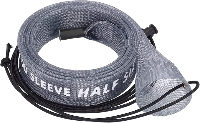 SF Fishing Rod Sock Fishing Rod Sleeve Rod Cover Braided Mesh Rod Protector Pole Gloves Fishing Tools for Spinning Fishing Rod,Casting Rod,Musky Rod, Ice Rod, Fly Rod, Spey Rod