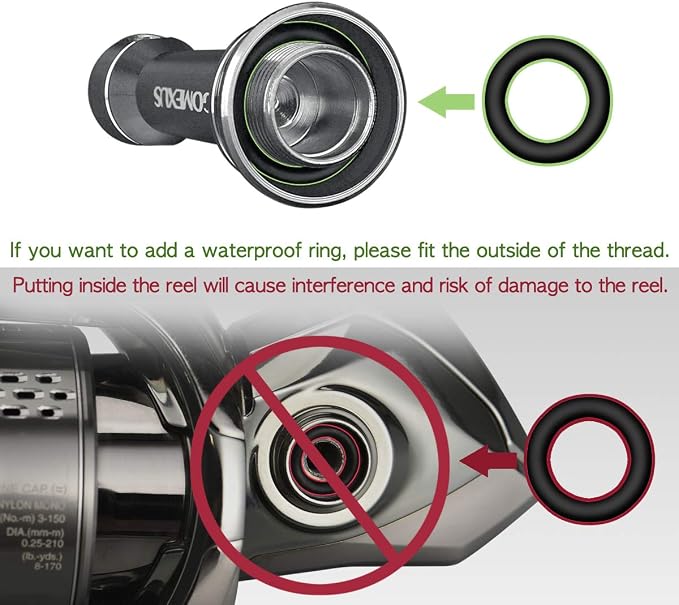 GOMEXUS Reel Stand Protect Reel from Rock Compatiable for Shimano Stradic Stella Vanford Daiwa Certate Exist Spinning Reel