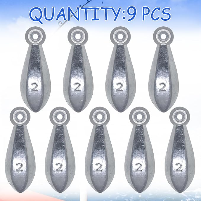Fishing Weights Sinkers Bullet Fishing Weights Sinkers Ocean Saltwater Surf Fishing Gear Fishing Assortment 1oz 2oz 3oz 4oz