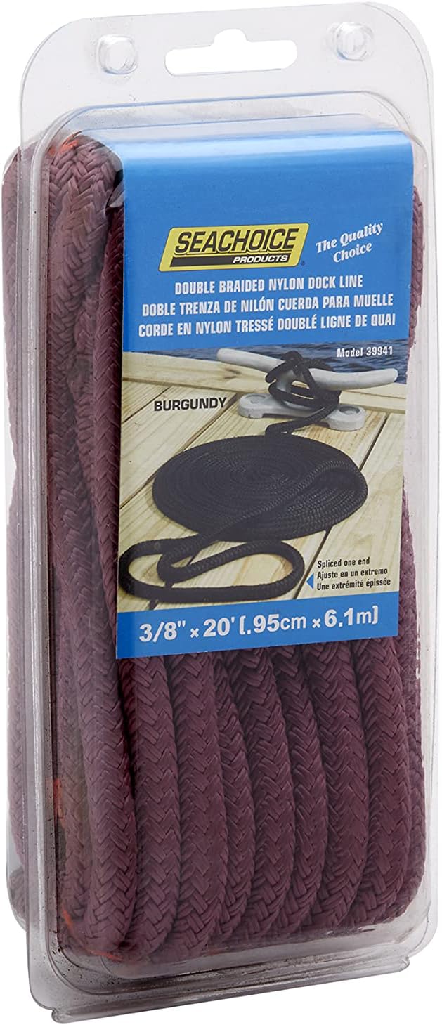 Seachoice Double-Braid Nylon Dock Line
