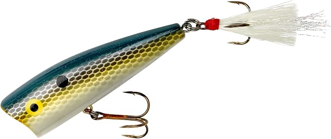 Rebel Lures Pop-R Topwater Popper Fishing Lure