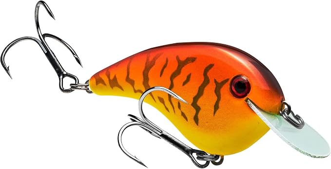 Strike King Chick Magnet Jr. Crankbait Fishing Lure, 1/4 oz, Dives 4-6 Feet, Premium Hooks