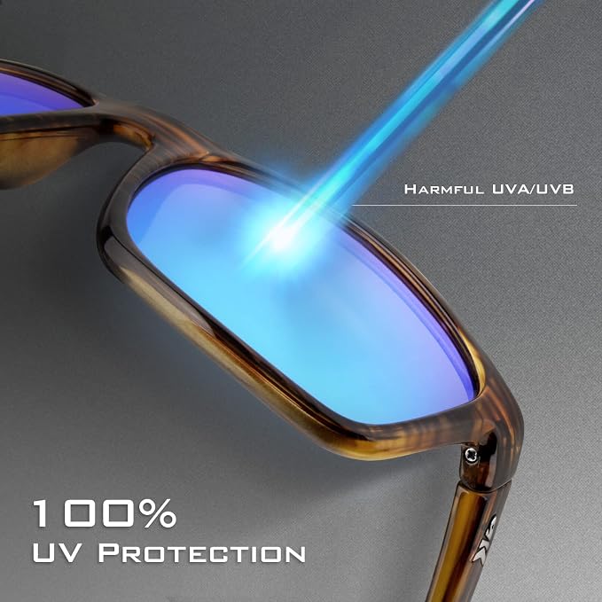 KastKing Toccoa Polarized Sport Sunglasses for Men and Women,Ideal for Driving Fishing Cycling and Running,UV Protection