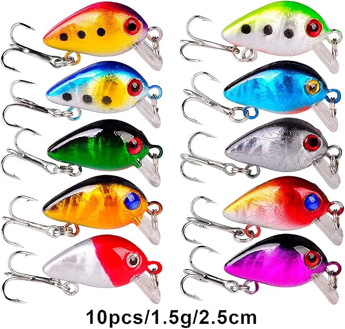 Bass Fishing Lures Kit Set Topwater Hard Baits Minnow Crankbait Pencil VIB Swimbait for Bass Pike Fit Saltwater and Freshwater