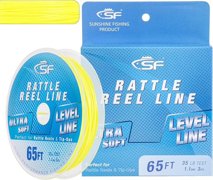 SF Rattle Reel Line for Ice Fishing Rattle Reels