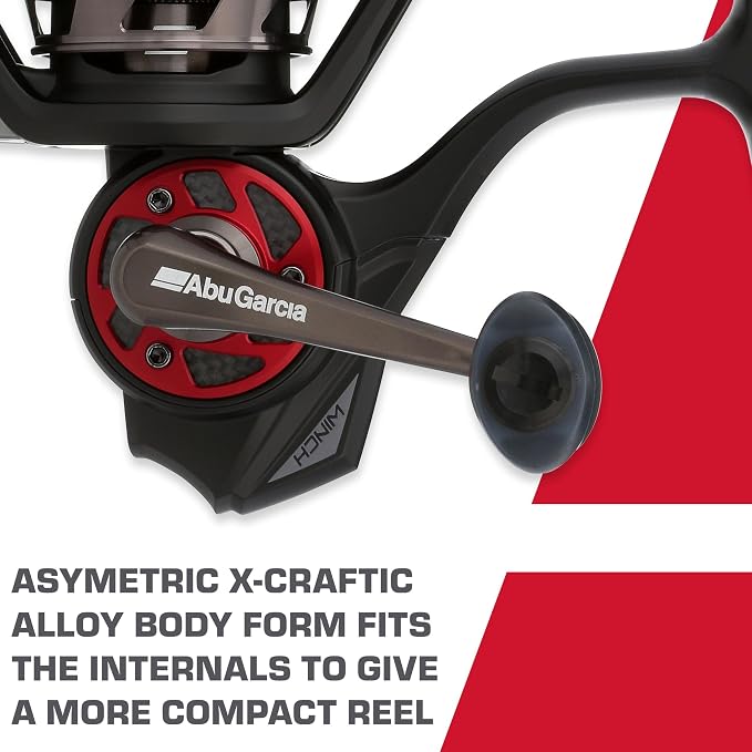 Abu Garcia Revo 3 Winch Spinning Fishing Reel, Size 30, Right/Left Handle Position, Asymmetrical Body Design, Durable, Lightweight Fishing Reels