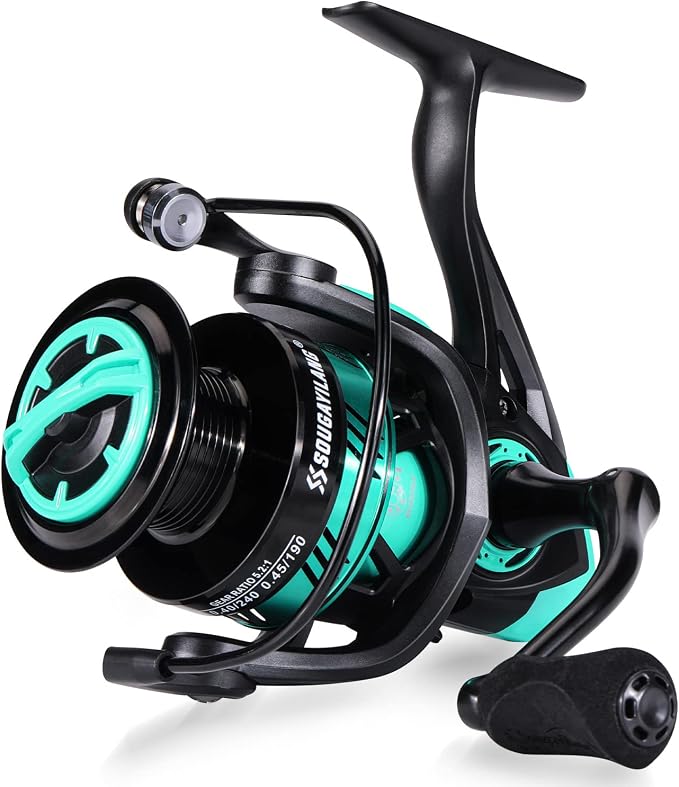 Sougayilang Fishing Rod and Reel Combo, Medium Fishing Pole with Spinning Reel, Baitcaster Combo, SuperPolymer Handle