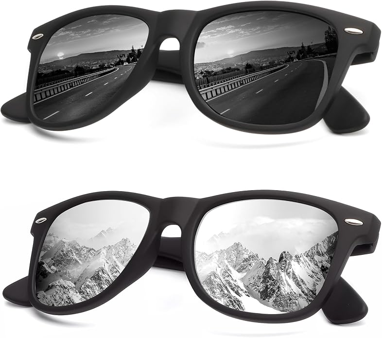 KALIYADI Sunglasses Men Polarized for Mens and Womens Unisex Sun Glasses for Driving UV Protection
