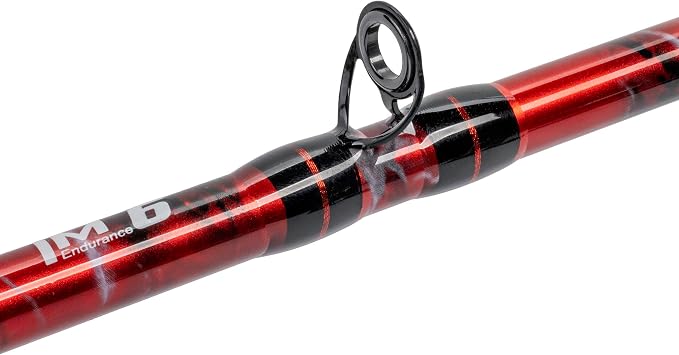 Lew’s MACH Smash Baitcast Reel & Fishing Rod Combo, 7-Foot, 1-Piece Rod, LH Retrieve Reel