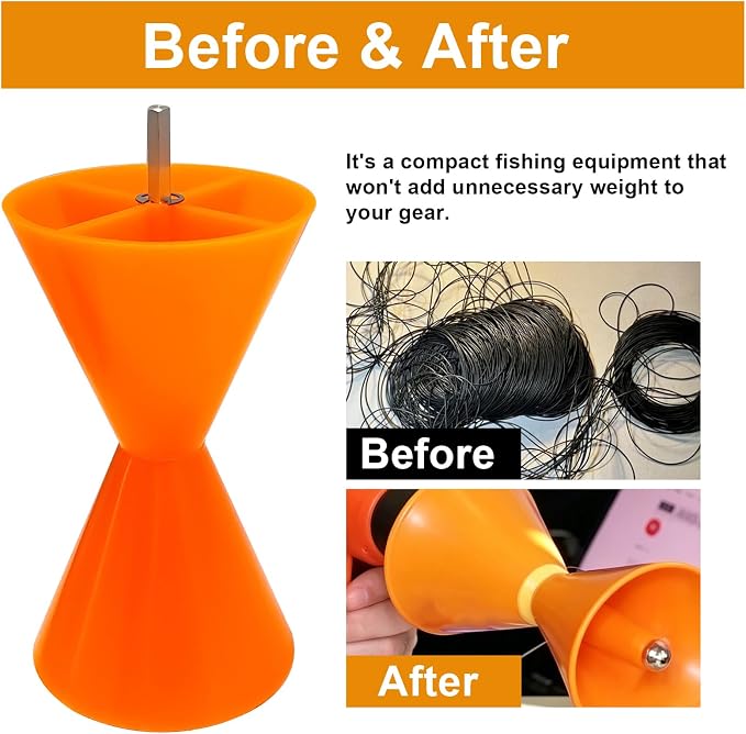 Fishing Line Stripper,Remove Fishing Line Quickly,Drill-Powered Line Stripping Tool,Stripper Removes Strip Line Fishing Reel Accessories,Compatible with Most Drills