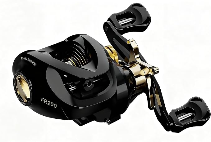 Fishing Baitcasting Reel, Baitcaster Fishing Reels with 18+1BB Stainless Steel Ball Bearings,Magnetic Braking System for Fishing Saltwater Freshwater, Available in 7.2:1