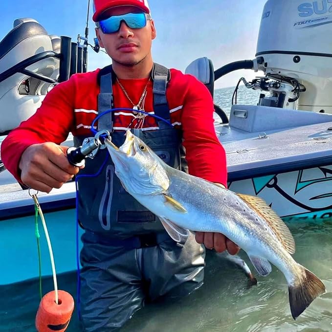 A.M. Fishing Curly Tail Jerkshad 4 Inch Soft Baits Garlic Infused,– 8 Pack – Saltwater & Freshwater Fishing Lures for Bass, Redfish, Snook, and Trout