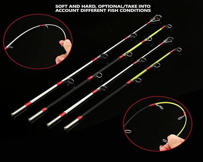19.7” Ice Fishing Rod and Reel Combo-Spinning Ice Fishing Combos Fishing Poles Bass Crappie Rod Fishing Pole Kids Fishing Pole Ice Fishing Gear for Winter Fishing