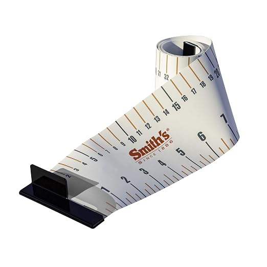 Smith's Regal River 48" Retractable Ruler - Durable - UV Resistant, Large Numbers - Waterproof Measuring Tape- Fresh - Saltwater Fishing, Boating - Kayaking - Tackle - Accessory - 3” Wide