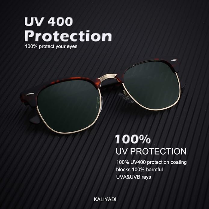 KALIYADI Sunglasses Men Polarized for Mens and Womens Unisex Sun Glasses for Driving UV Protection