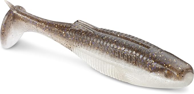 Rapala CrushCity Mayor Soft Plastic Paddle Tail Swimbait, Strong Kicking Action for Swim Jigs & Underspins, Bass, Redfish, Trout, Snook, Walleye & More