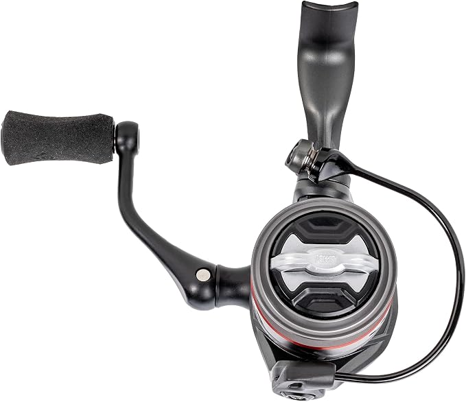 Lew’s Speed Spin CRX Spinning Fishing Reel, Graphite Frame and Sideplate, Solid Brass Speed Gears