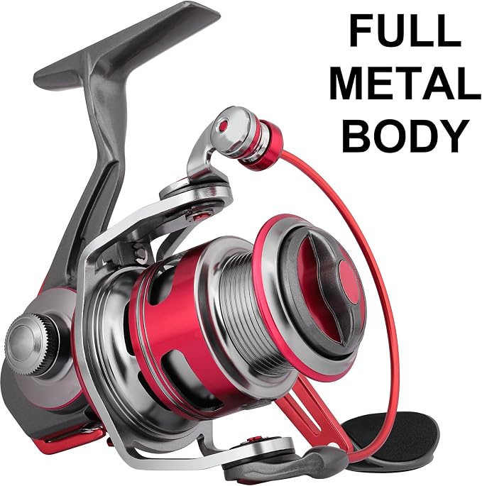 TRUSCEND Spinning Fishing Reel, Aviation Metal Material Body Reels, Industrial Durable-Strength, High Speed & Stability, Ultra-Light & Powerful, Smoother & Durable, Saltwater Freshwater Fishing Gear