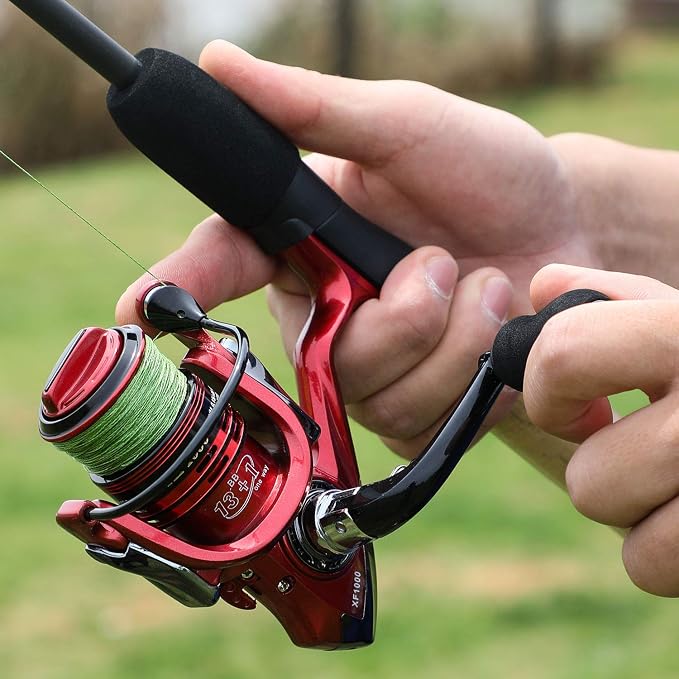 Fishing Reels,13+1BB Light Weight and Ultra Smooth Powerful Spinning Reels for Saltwater and Freshwater Fishing