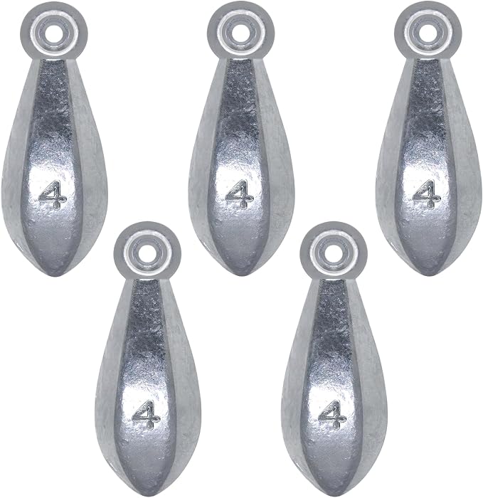 Fishing Weights Sinkers Bullet Fishing Weights Sinkers Ocean Saltwater Surf Fishing Gear Fishing Assortment 1oz 2oz 3oz 4oz