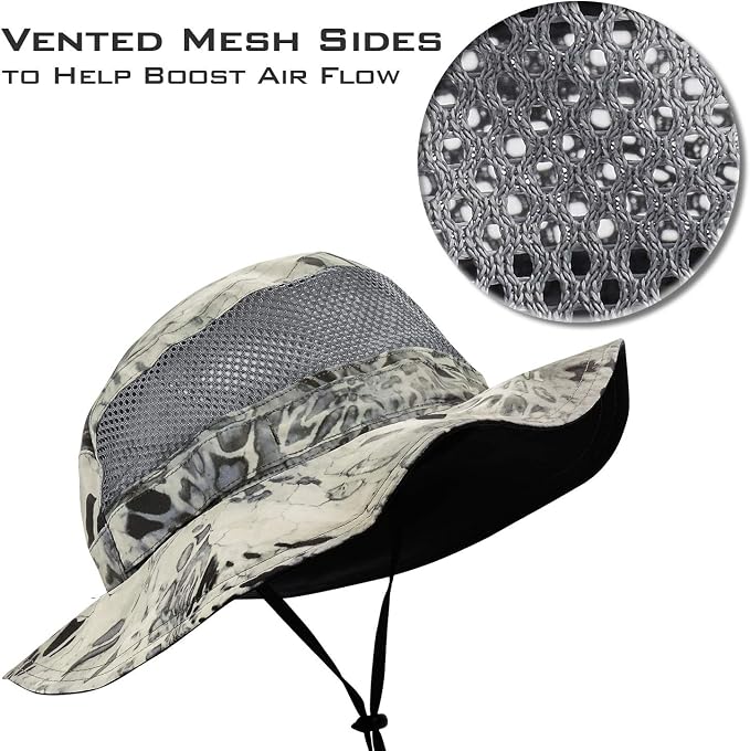KastKing Sol Armis UPF 50 Boonie Hat - Sun Protection Hat, Fishing Hat, Beach & Hiking Hat, Paddling