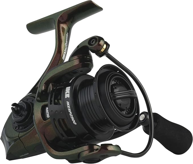 Abu Garcia IKE Signature Spinning Reel, Reliable Freshwater Fishing Reel, Durable & Lightweight Aluminum Construction, Everlast Bail System