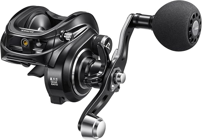 Piscifun Alinox 300 Baitcaster Fishing Reel,Aluminum Frame Baitcasting Reel, 33Lbs Max Drag, Freshwater & Saltwater Low Profile Casting Reel for Musky, Available in 6.6:1/8.1:1 Gear Ratio