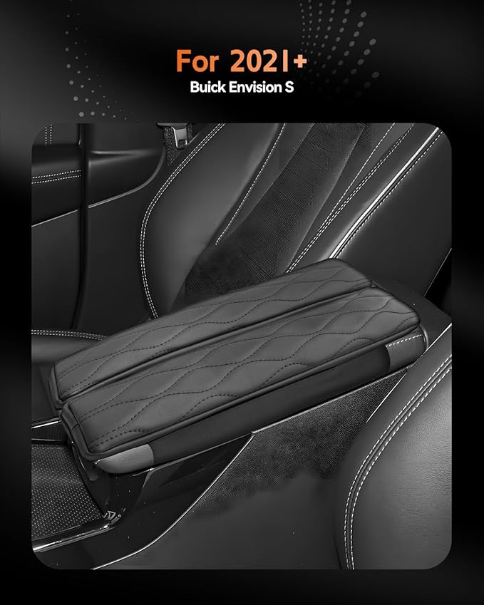 CDEFG for 2021-2025 2026 Buick Envision S Center Console Cover Armrest Box Cover for Envision S (Preferred, Sport Touring, Avenir) 2021 2022 2023 2024 2025 Accessories Console Arm Rest Protector