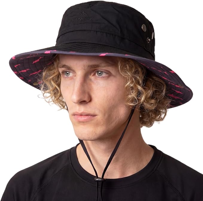TOP-EX UVCoolix™ Cooling Touch Breathable UPF50+ Waterproof Wide Brim UV Protection Sun Hats Big Head XL XXL