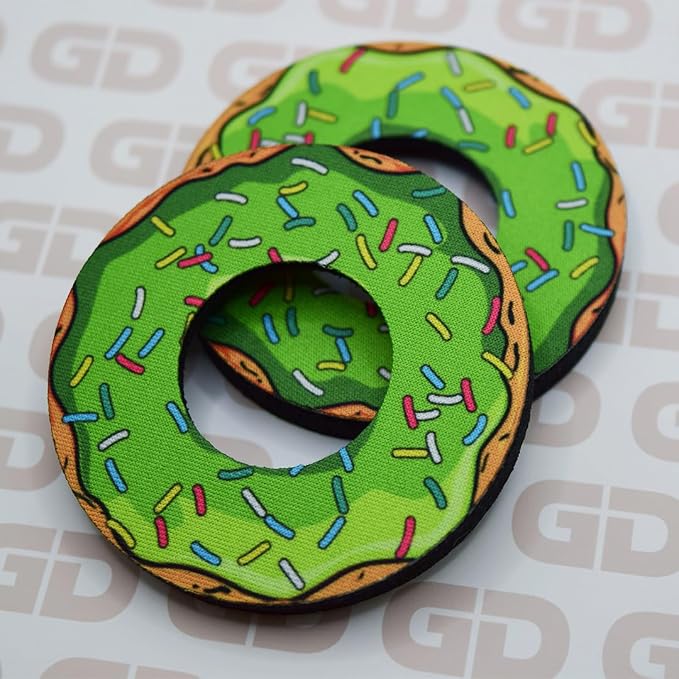 Doughnut Collection - Gripdonuts.com Premium MX BMX Dirt Bike Motorcycle Grip Donuts (13 Variations)
