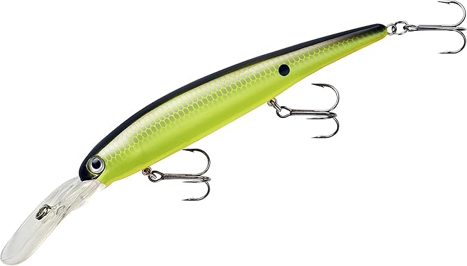 Bandit Lures 4 3/4-Inch Slender Minnow Jerkbait Trolls Up to 27 Feet Deep, Universal Color Patterns, 1 Piece