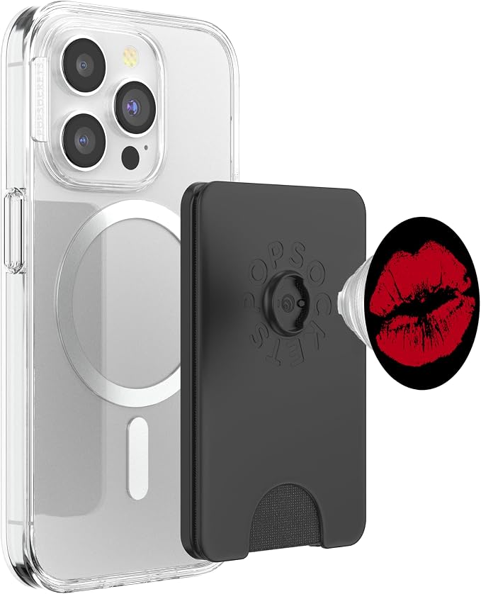 Lips Pop Phone Grip for Smartphones & Tablets PopSockets PopWallet for MagSafe