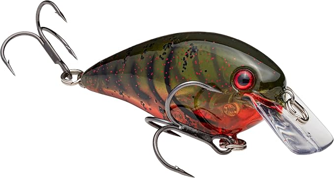 Strike King KVD 1.5 Hard Knock Fishing Lure, 3/8 oz, 3D Lifelike Eyes