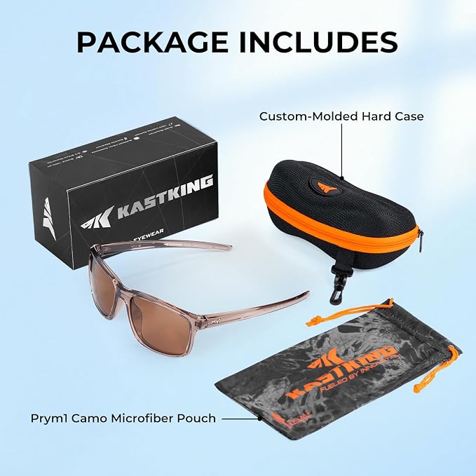 KastKing Toccoa Polarized Sport Sunglasses for Men and Women,Ideal for Driving Fishing Cycling and Running,UV Protection