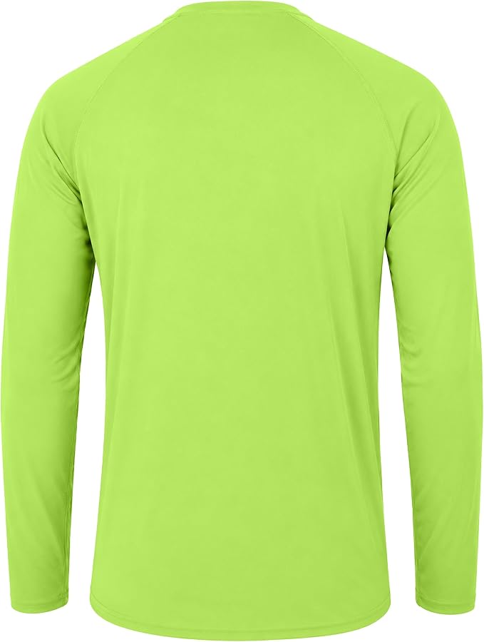 FISHEAL Men's Long Sleeve Fishing Shirts, UPF 50+ Camo Sun Protection Rash Guard, UV Shirt for Swimming Hunting Outdoor