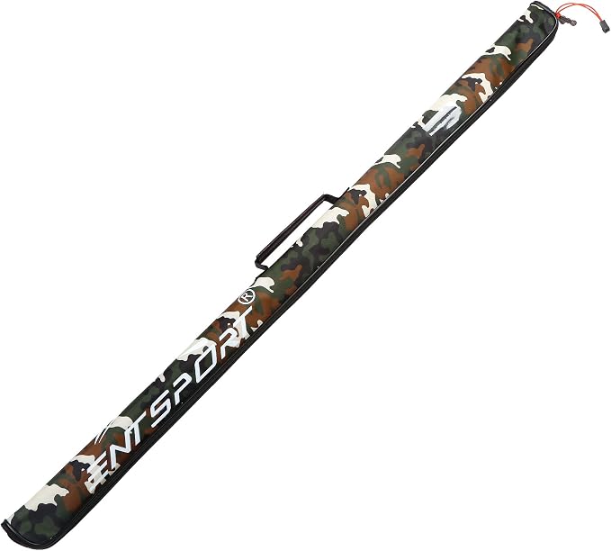 Foldable Fishing Rod Bag 45-Inches Durable Fishing Tackle Bag Storage Bag Portable Rod Tubes Rod Cases (Suit for 2-Piece 7-Feet Rod)