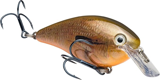 Strike King KVD 1.5 Hard Knock Fishing Lure, 3/8 oz, 3D Lifelike Eyes