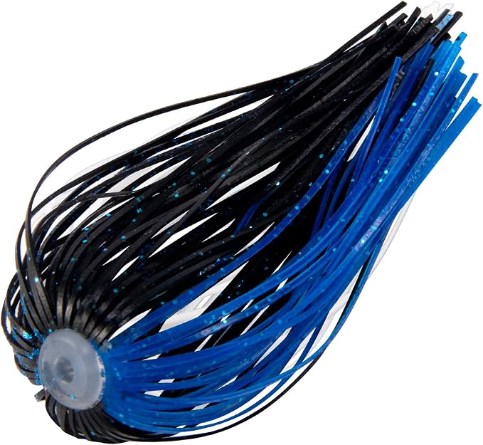 Dr.Fish 15 Pack Replacement Jig Skirts 88-Strands Silicone Fishing Umbrella Skirts Quick Change for Spinnerbaits Bass Jig Lures Making Accessories