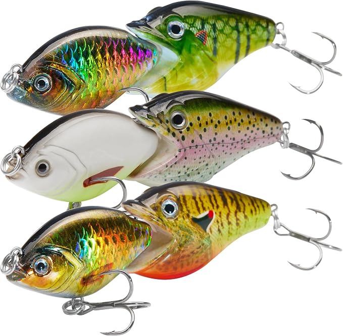 BASSROCK Fish Group Single Jointed Swimbait Bass Fishing Lure Hard Bait 3.5” 11/16oz
