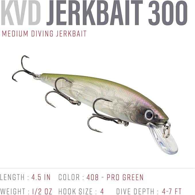 Strike King KVD Jerkbait 3 Hook
