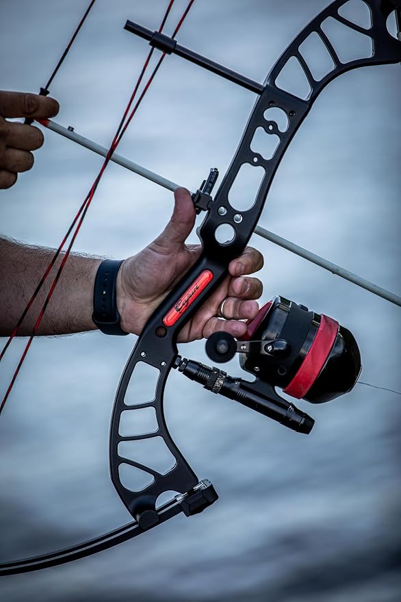 Cajun Bowfishing Spin Doctor Bowfishing Reel - Designed for Better Line Feeding, Faster Reeling, and Extreme Durability