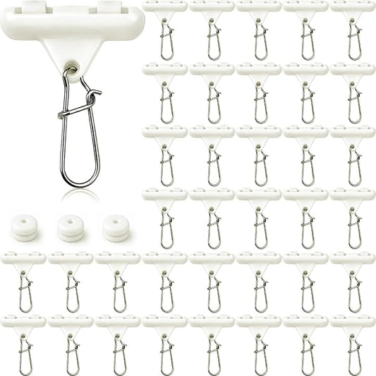 Sinker Slides for Fishing with Weight Bumpers, No Twist Sinker Slide, Clip-On Sinker Slider for Easy Weight Change, Protect Line & Knot Swivels Snaps, Ideal for Catfish Carolina Rig