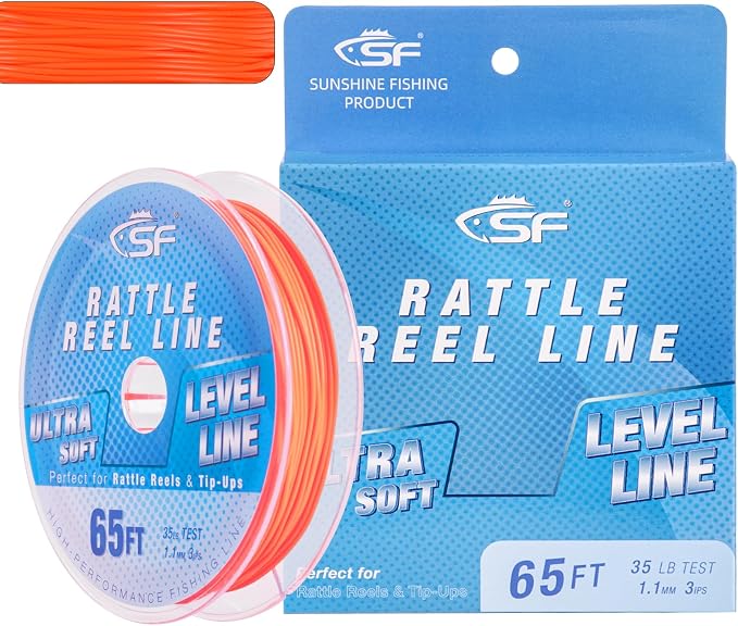 SF Rattle Reel Line for Ice Fishing Rattle Reels